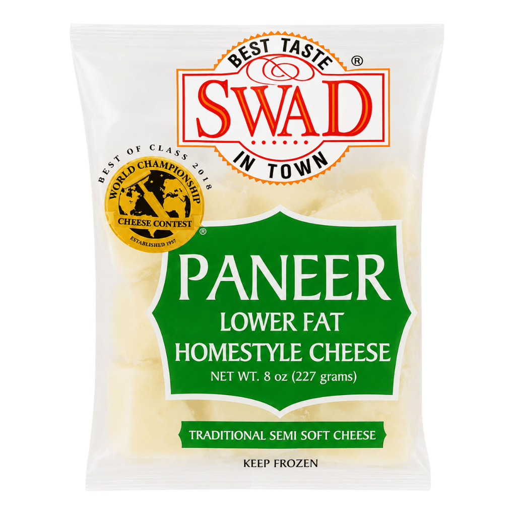 Swad Paneer Lower Fat Cubes 8 oz buy online USA - 1